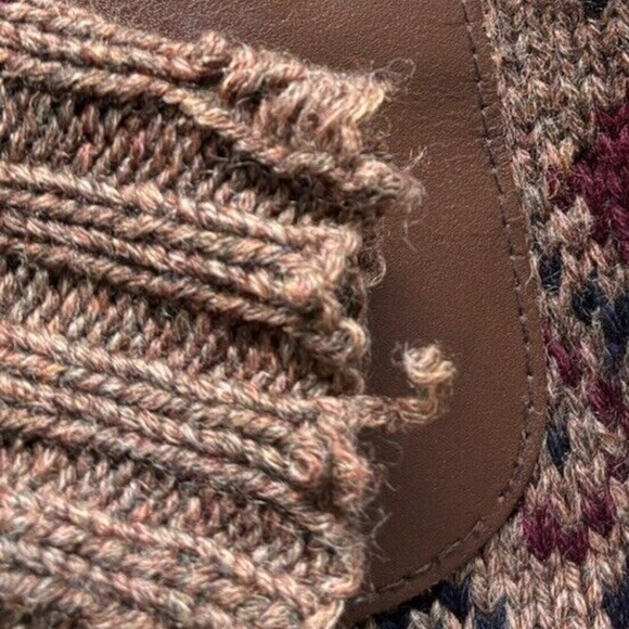 Polo Ralph Lauren Pullover 100% Wool Sweater ReinDeer Antler Battle *VINTAGE* - Picture 10 of 12